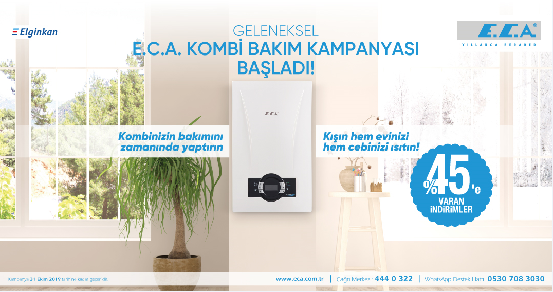 E.C.A. Geleneksel Kombi Bakım Kampanyası Başladı